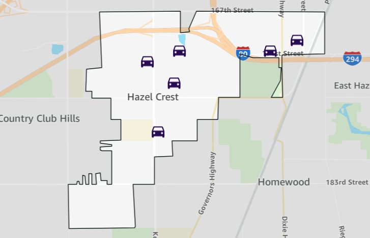 Traffic Stops visualization example